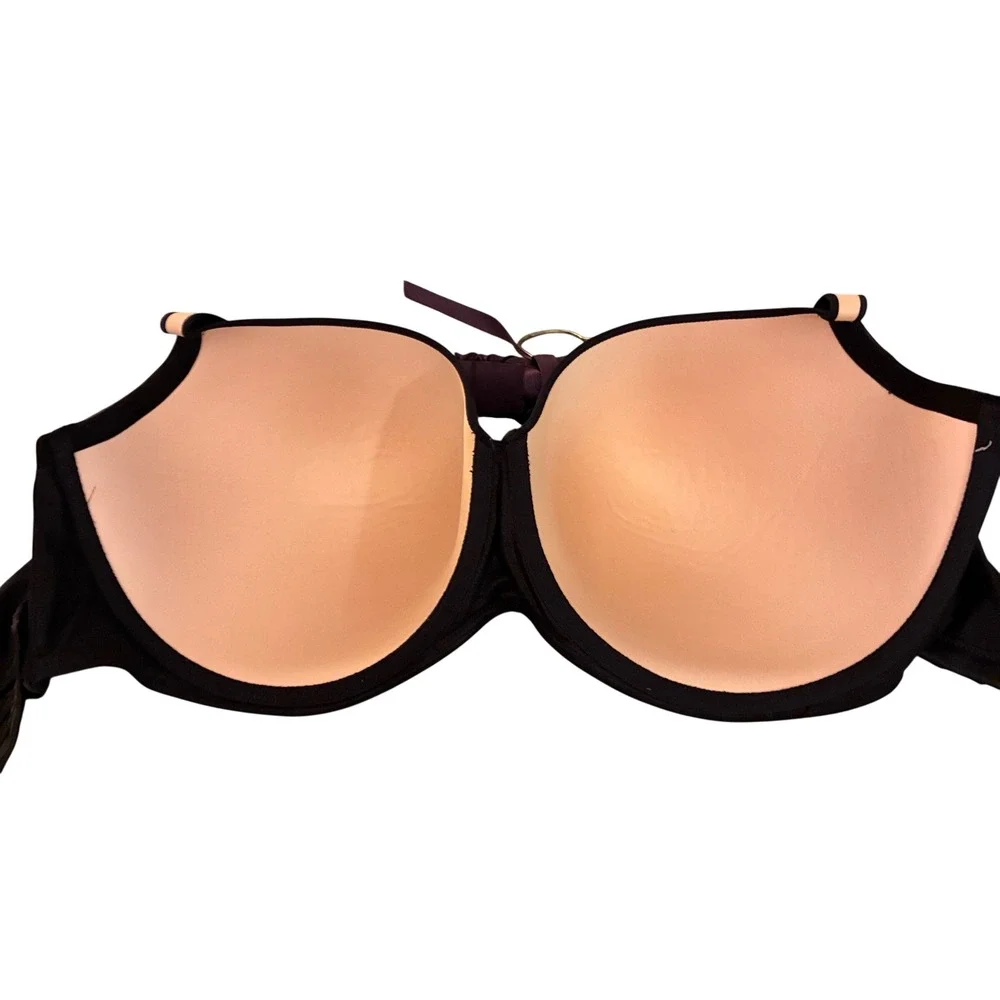 Torrid‎ Bra 44G Black balconette RN148862